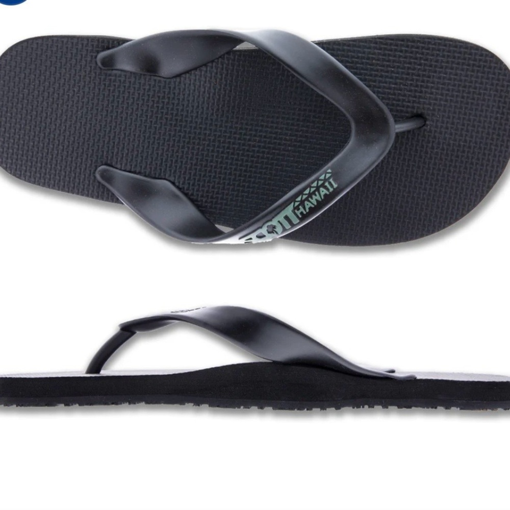 Scott Hawaii Men’s Black Flip Flops